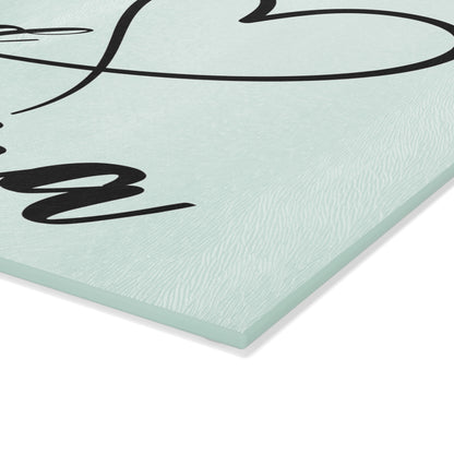 Blessed Mama Glass Cutting Board