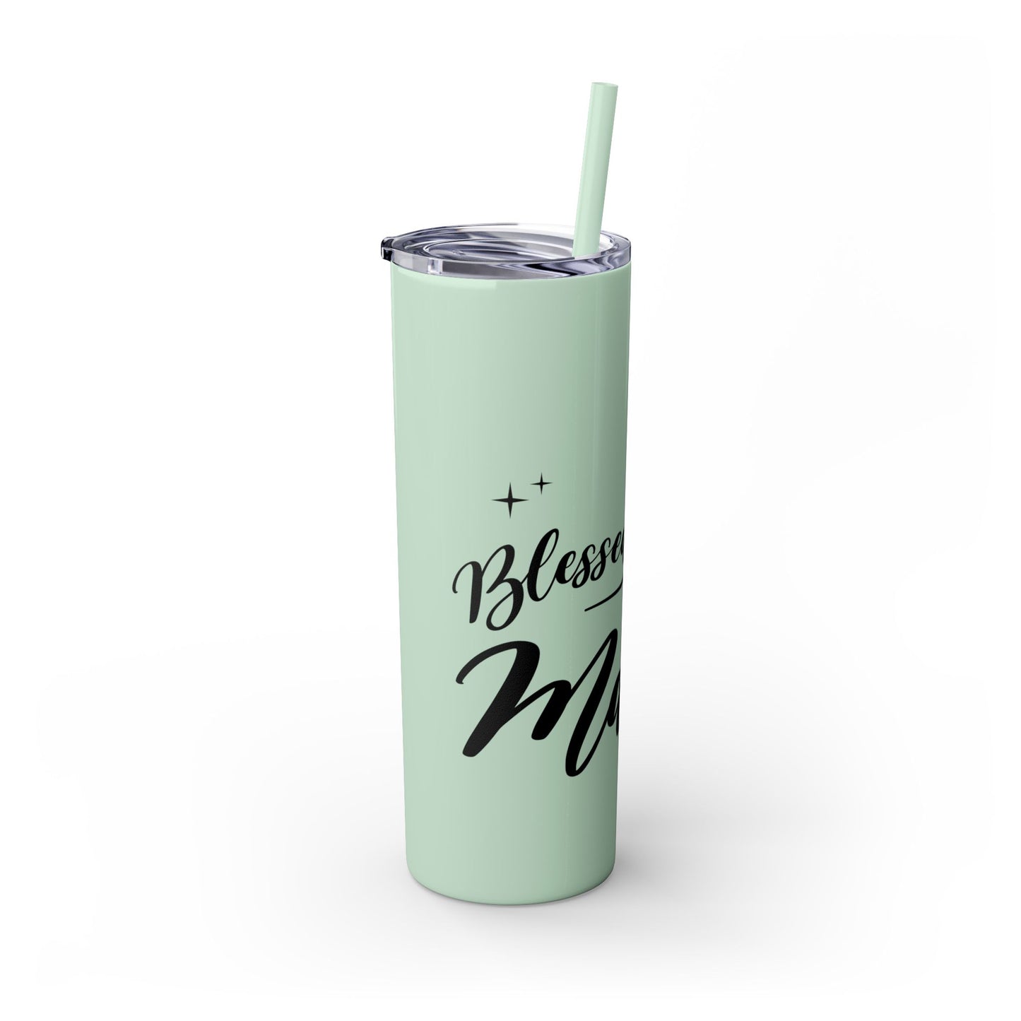 Blessed Mama Skinny 20oz Tumbler - Matte or Gloss Finish