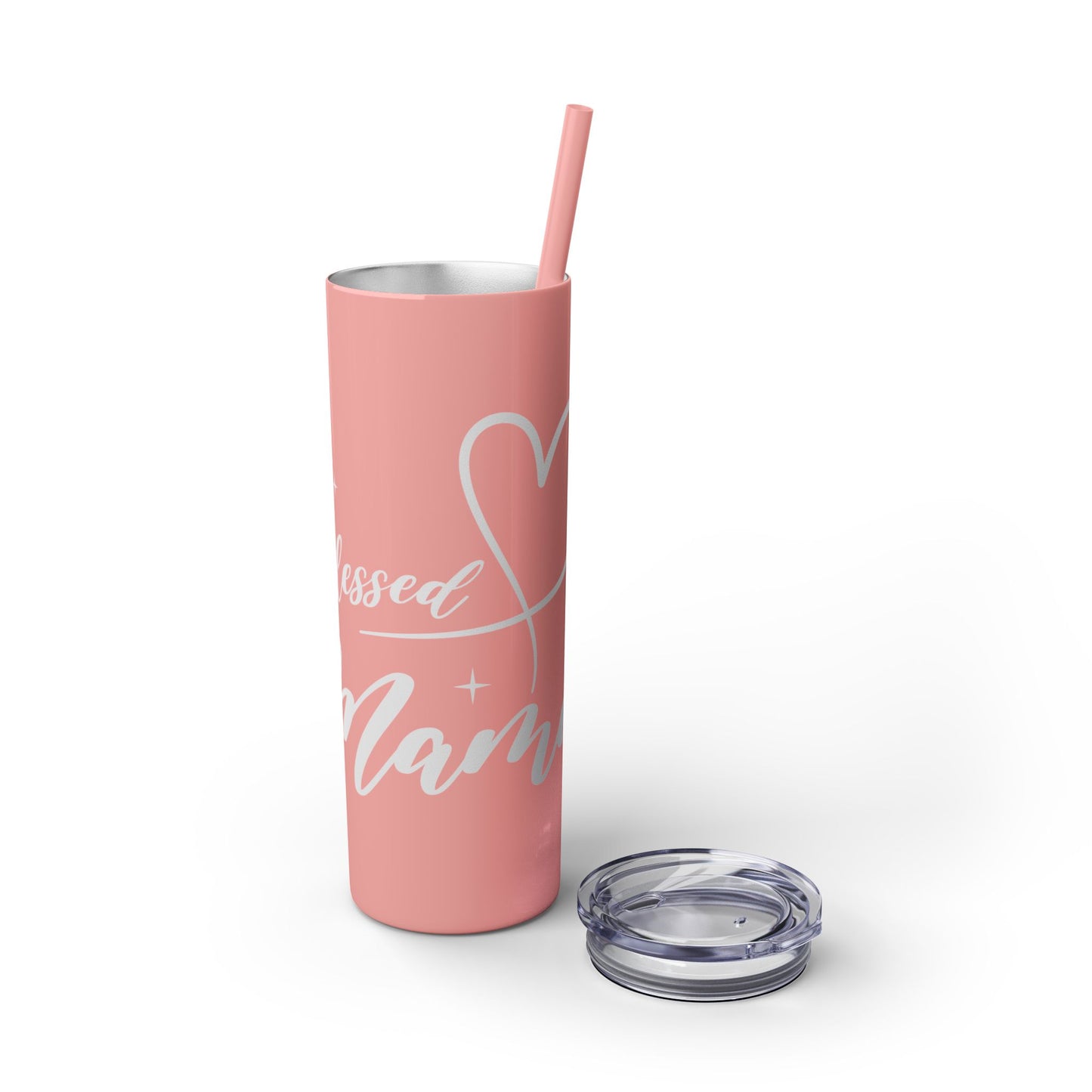 Blessed Mama Skinny 20oz Tumbler - Matte or Gloss Finish
