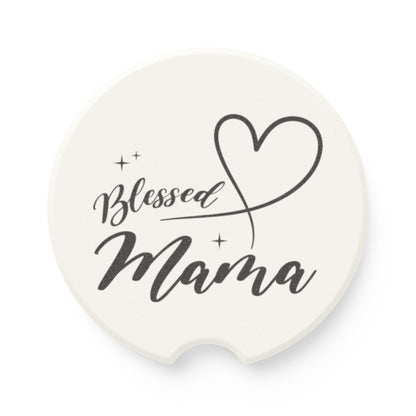 Blessed Mama Soapstone Car Coaster