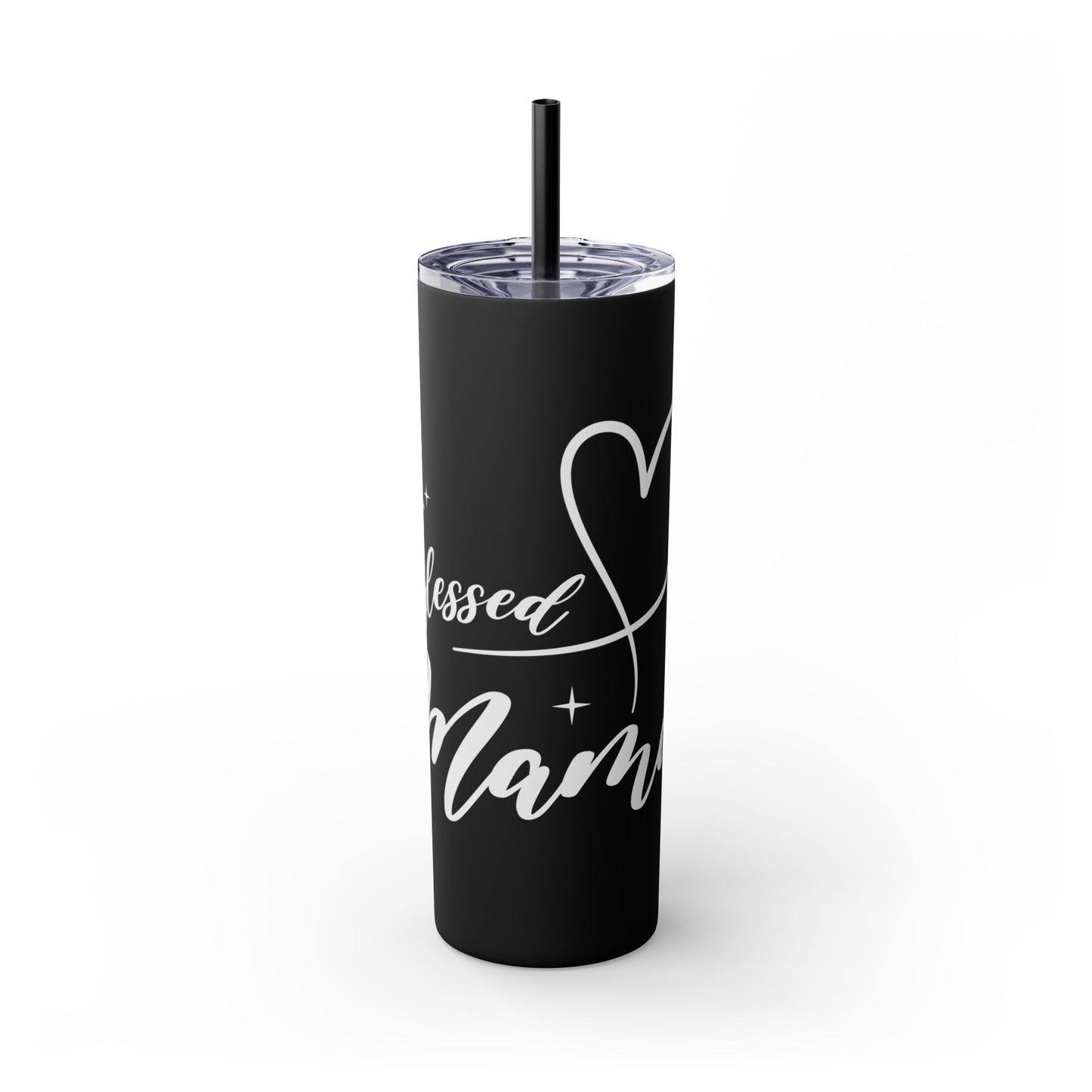 Blessed Mama Skinny 20oz Tumbler - Matte or Gloss Finish